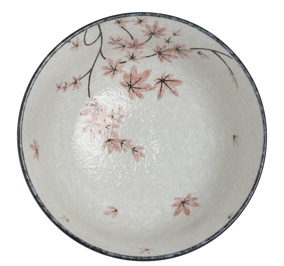 Udon Bowl Japanese Maple Leaf Ø17 cm | H8,7 cm