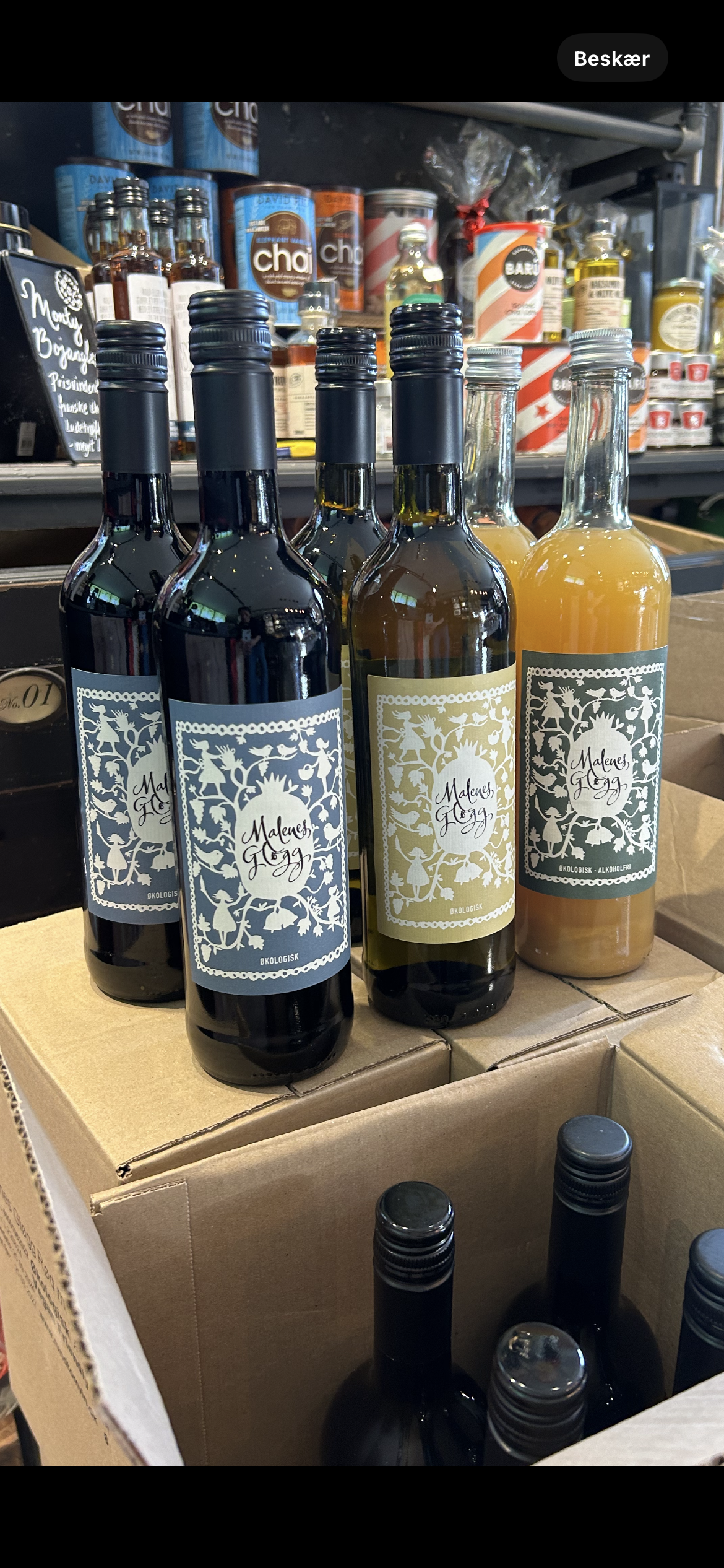 Malenes RødvinsGløgg ØKO 10 %vol - 75 cl