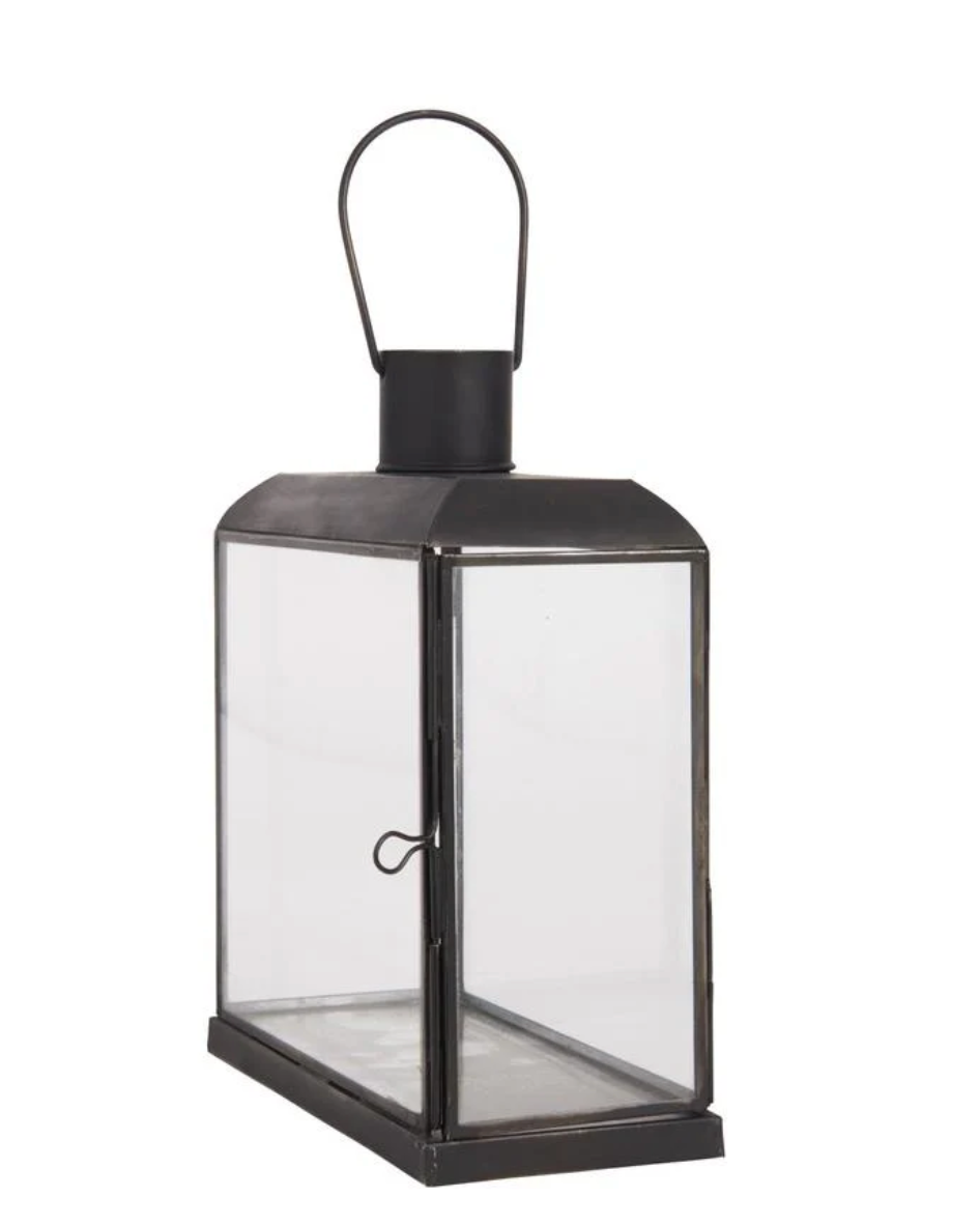 Lanterne aflang afrundet tag H25 cm