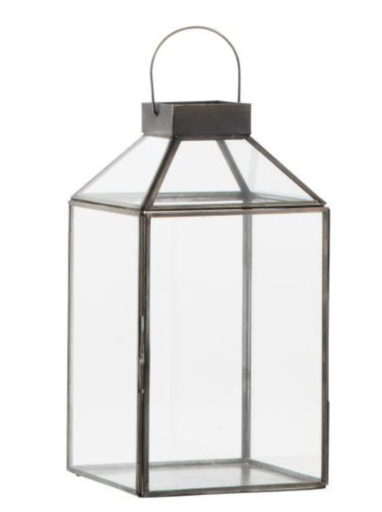 Lanterne Norr skrå glastop H 30,5 cm