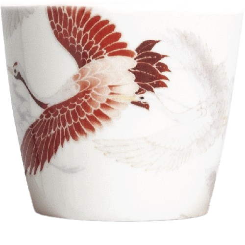 Tea cup Crane Ø8 cm | H7 cm