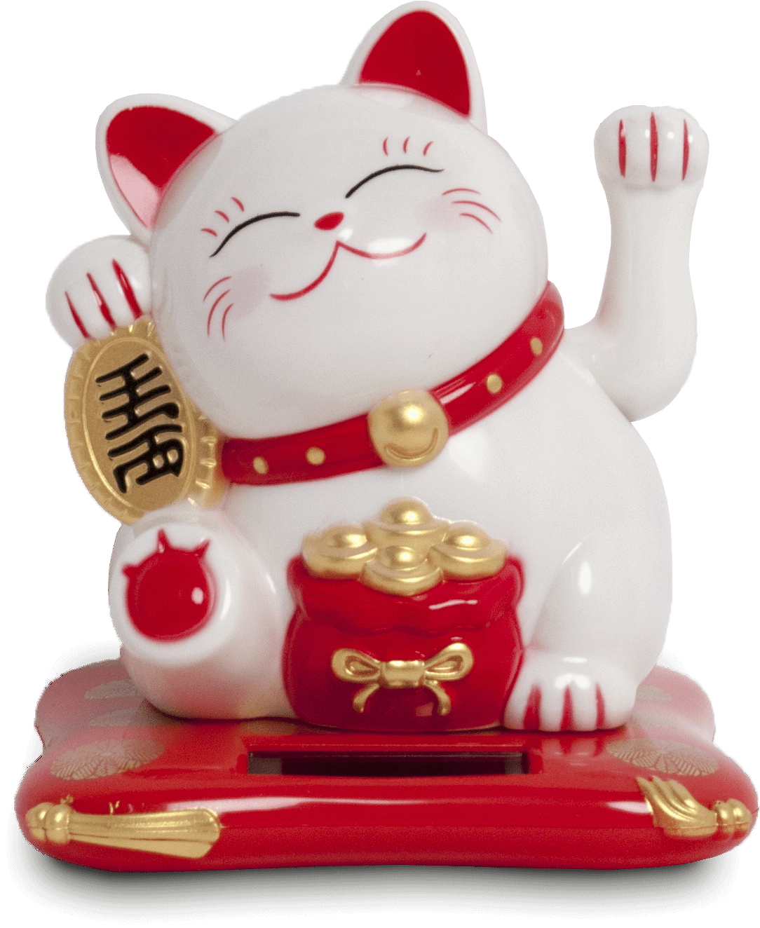 lucky cat white