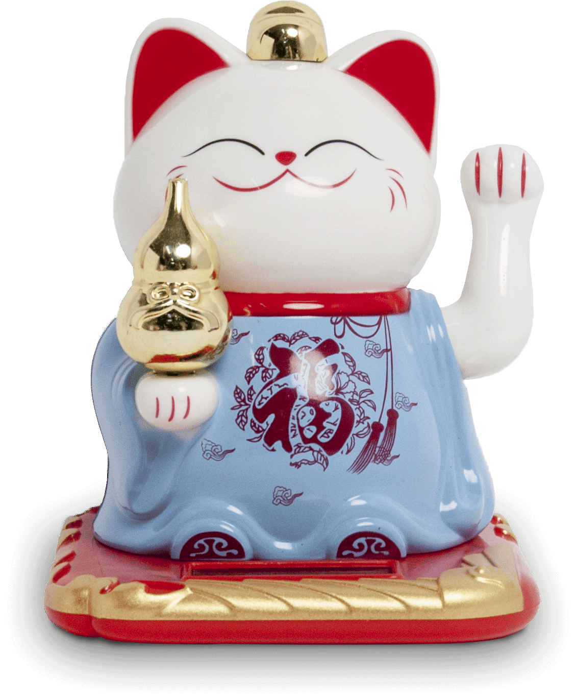 Lucky cat Solar Fu 9x10x10,5 cm