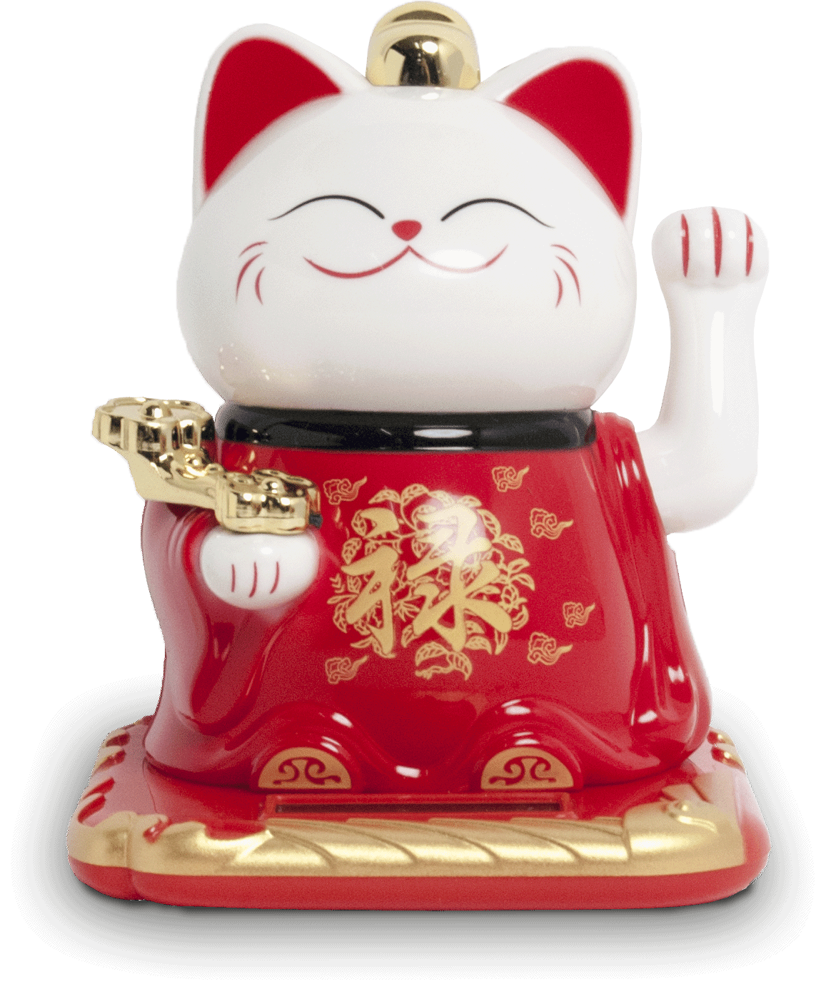 Lucky cat Solar Lok 9x10x10,5 cm