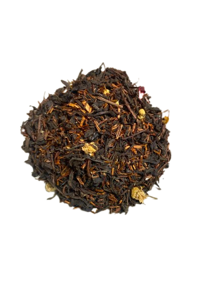 Rooibush og Ceylon Te med Hibiscus og Kamille
