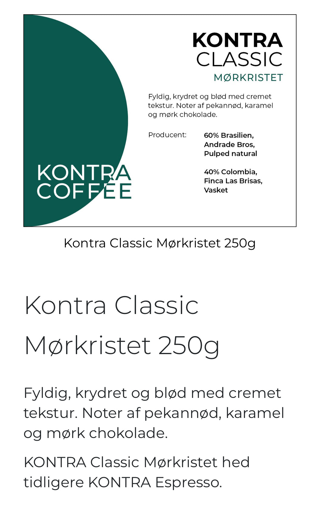 Kontra kaffe 250g