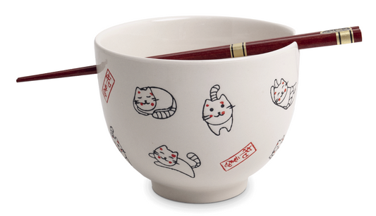 Soba bowl, Happy Cats  Ø13 cm | H10 cm