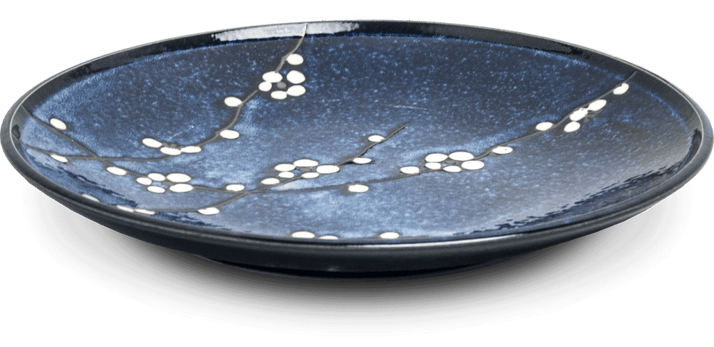 Plate Hana blue Ø22,5 cm | H3 cm
