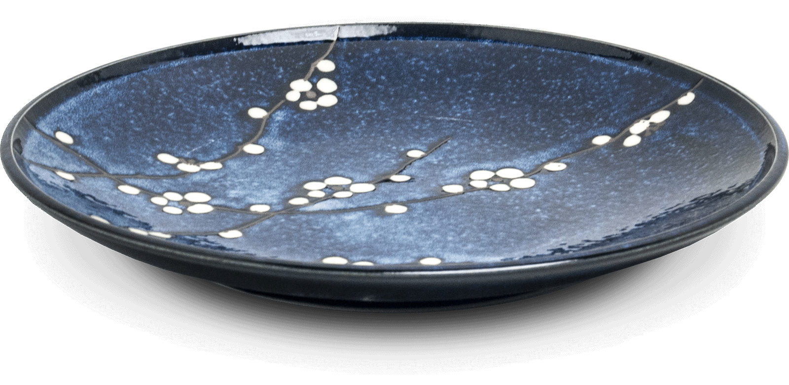 Plate Hana blue Ø22,5 cm | H3 cm