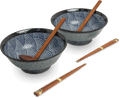 Ramen bowl set Japanese wave  Ø22 cm | H9 cm