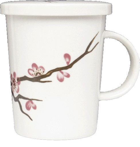 Tea mug with filter Sakura Ø9,5 cm | H11 cm