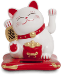 lucky cat white