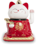 Lucky cat Solar Lok 9x10x10,5 cm