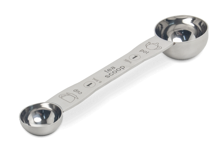 Double tea scoop Royal Tea  19,5 cm